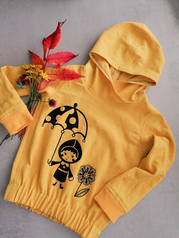 Musselinhoodie Hiddensee Kinder *A4 und A0 Datei* image number 2