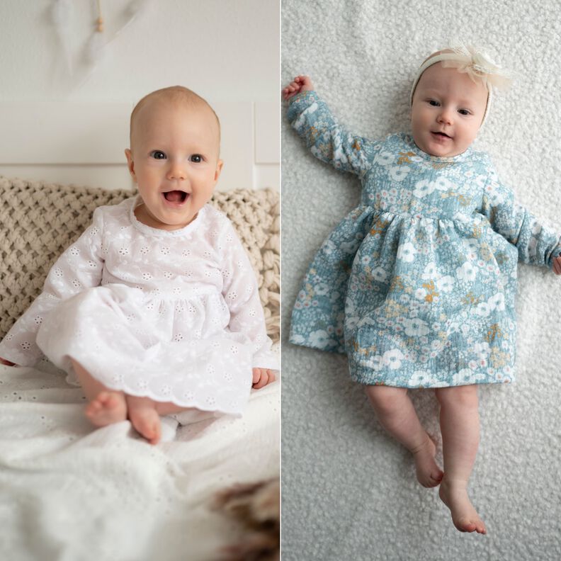 Baby Kleid Webware und Jersey PUTRI ♥ Gr. 56-104 image number 9