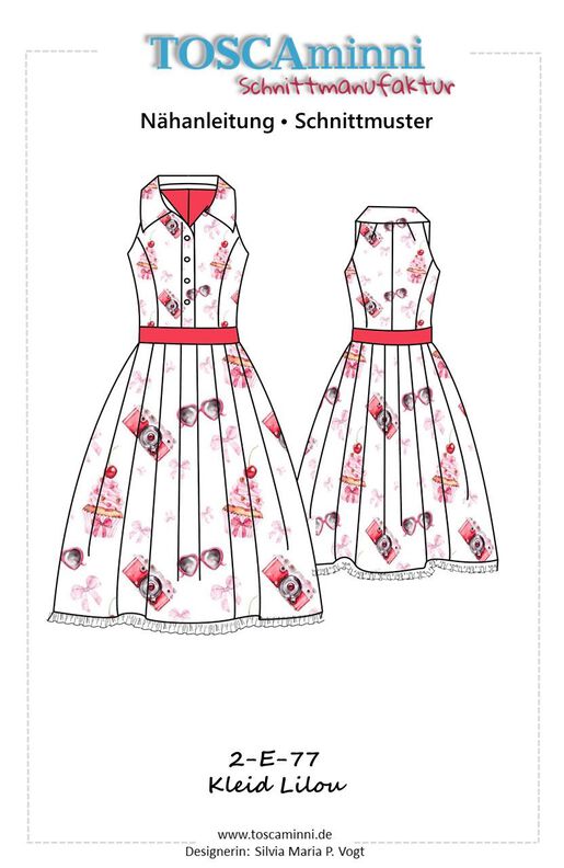 Rockabillykleid Lilou Gr. 34-46 Nähanleitung + Schnitt image number 2