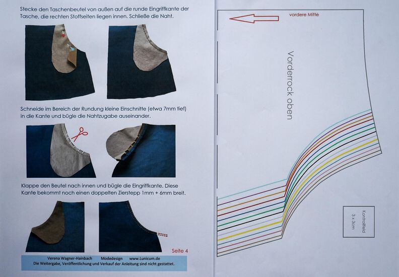 Schnitt + Anleitung ausgestellter Jeansrock Gr. 74 bis 146 image number 2