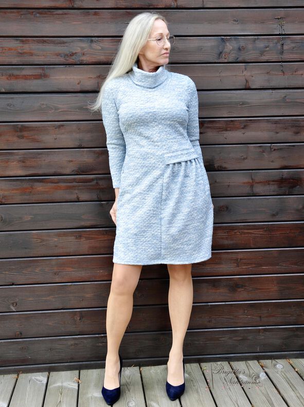 Kleid NETA Gr. 34-54 PDF-Schnitt A4, A0, Anleitung image number 6
