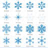 Schneeflocken Schneestern Stern Stickdatei Mega Set  thumbnail number 7