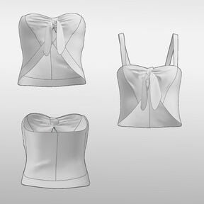  Rosaly Bade-Oberteil 2 Gr. 32 - 52