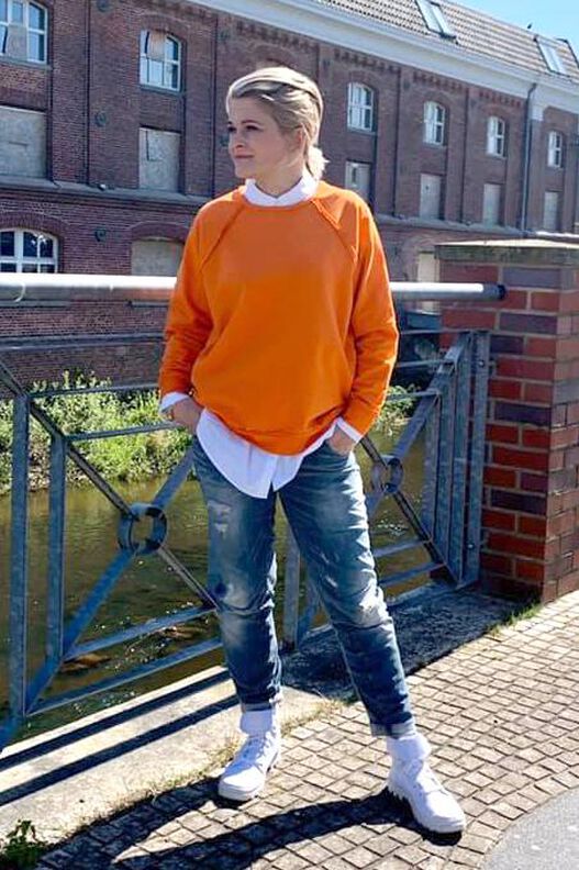 Oversize Sweater (34-60) PAPAYA Raglan Damen Schnittmuster image number 6