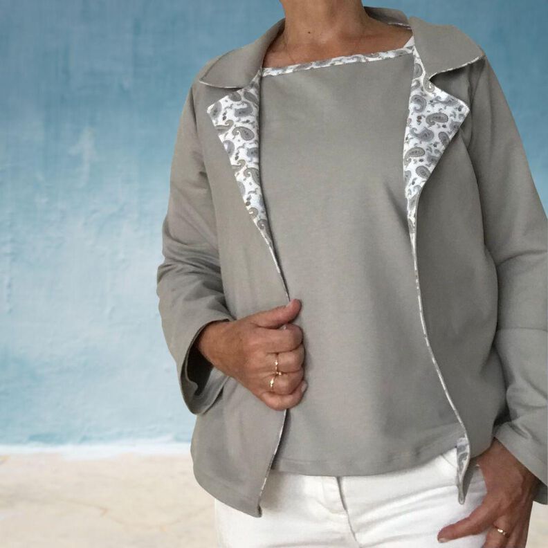 Schnittmuster Damen Jacke Clara Gr. 34-54 Nähanleitung image number 11