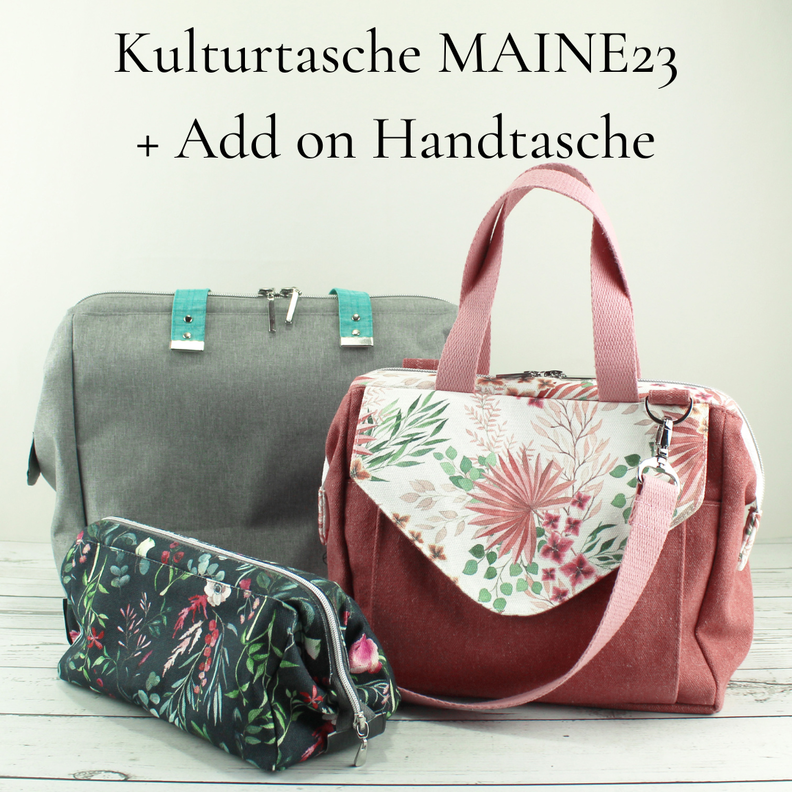 Kombi-eBook MAINE23 + Add on Handtasche Nähanleitung image number 1