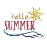 Stickdatei Sommer hello summer thumbnail number 1