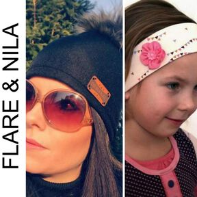 Kombi-Ebook Mütze FLARE + Haarband NILA