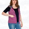 Cassie Sweatjacke/Weste mit Knöpfen BU 80-116, A4+A0 thumbnail number 9