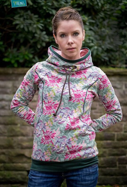 Hoodie Damen Schnittmuster Gr. 32-58 - MANUC #132 image number 10