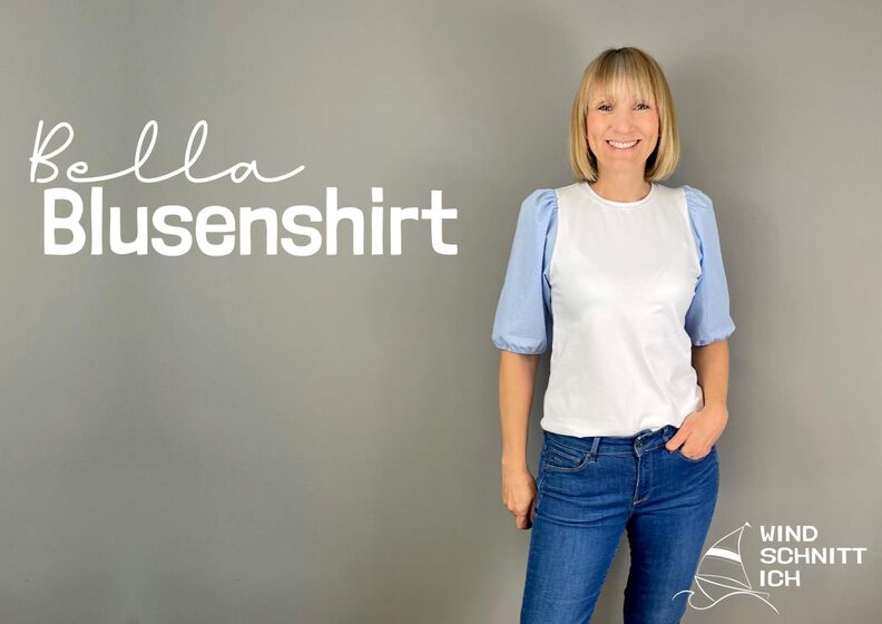 Blusenshirt Bella | T-Shirt | Luftige Ballonärmel image number 4
