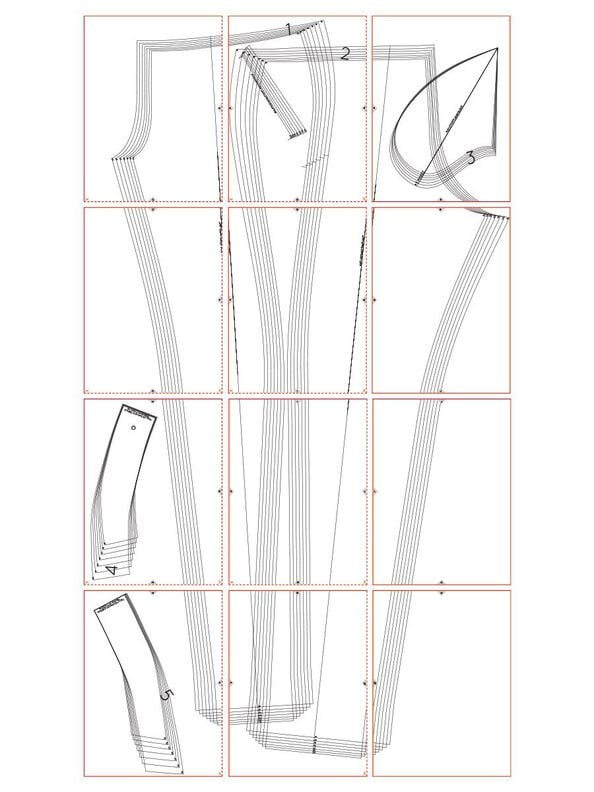 Hose JODY N&auml;hanleitung + Schnitt image number 3