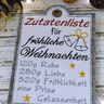 Stickdatei fröhliche Weihnachten ITH Schild thumbnail number 3