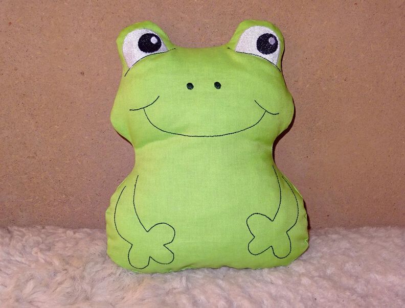 Frosch ITH 15cm bis 24cm Stickdatei  image number 4