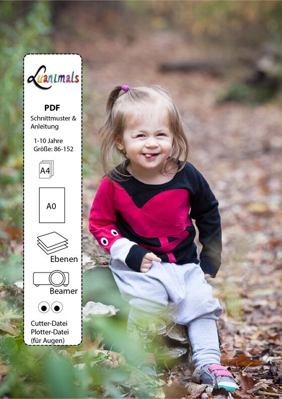 Pullover Kind E-Book Luanimals Flamingo Frida (86-152cm) image number 3