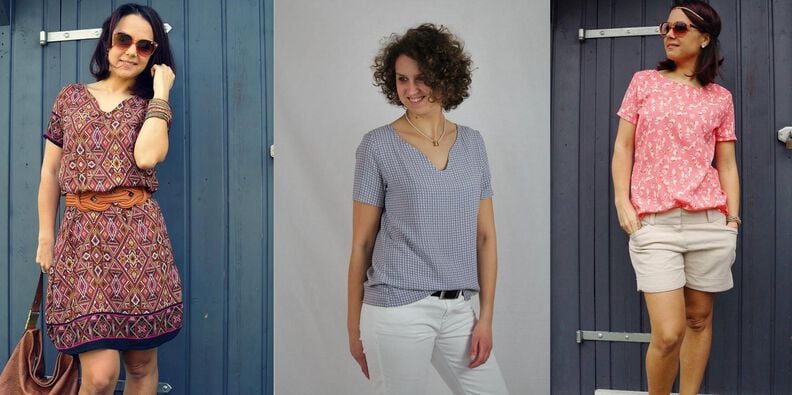 Bluse CLARIELLA Gr. XS-XL Ebook Schnittmuster image number 2