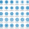 Mega Set Schneeflocken Stickdatei  thumbnail number 2