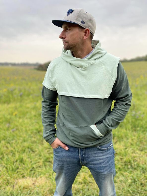 Hoodie Elias Gr.44-64  inkl. Ebenen und Beamerdatei image number 6
