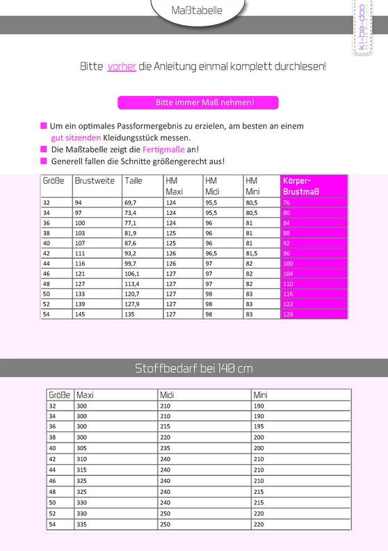 Ebook Blusenkleid Birthe Damen Gr. 32-54 PDF DIN A4  image number 2