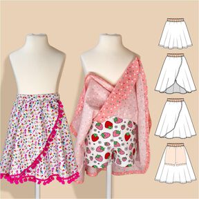 Zoe Kids – Rock mit Shorts, 2 Längen Gr. 92-164, A4+A0