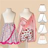 Zoe Kids – Rock mit Shorts, 2 Längen Gr. 92-164, A4+A0 thumbnail number 1