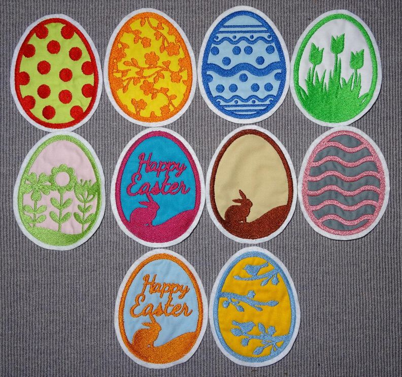 Osterei Stickdatei - Ostern Ei image number 3