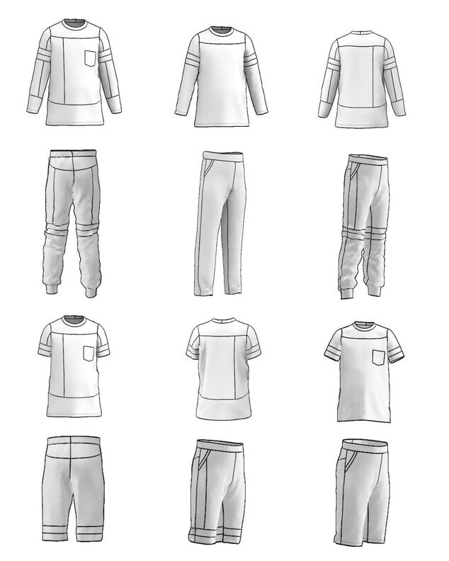 El Manitas Kombi E-Book Shirt & Hose unisex Gr. 80 - 158 image number 2