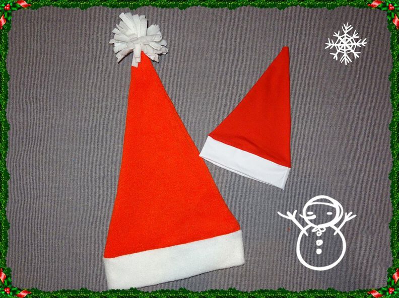 einfache Weihnachtsmann Mütze nähen Wichtel alle Gr. image number 4