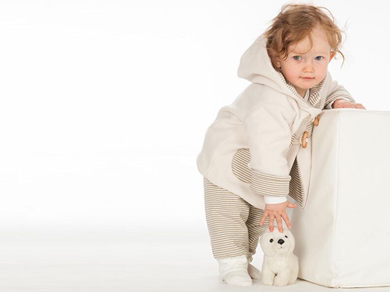 BRIO Baby Jacke mit Kapuze und Bär Applikation image number 8