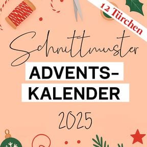 Schnittmuster Adventskalender 2025 Nähen Weihnachten