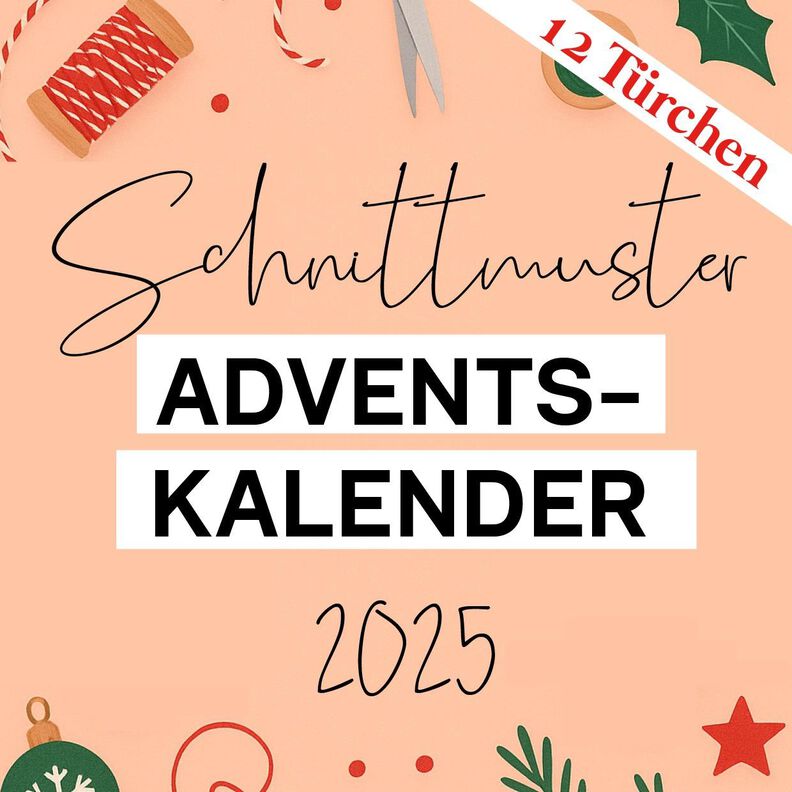 Schnittmuster Adventskalender 2025 Nähen Weihnachten image number 1