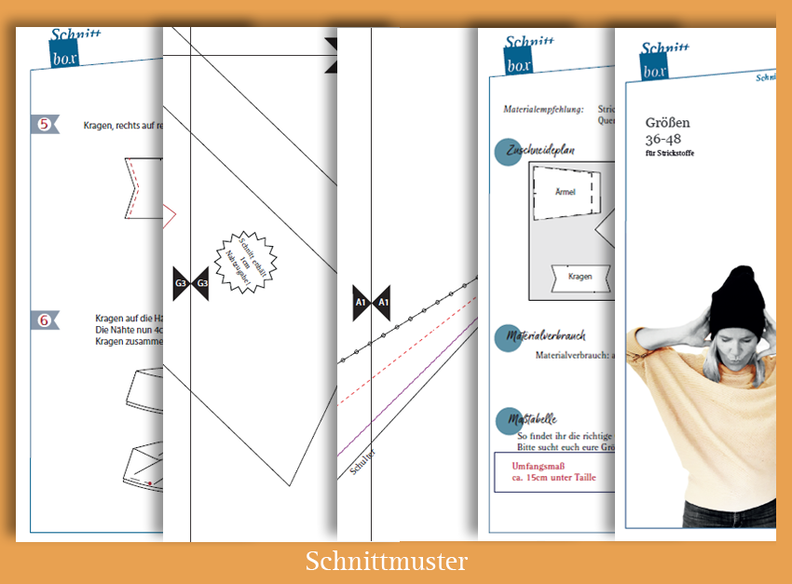Oversize Pulli Nähanleitung und Schnittmuster Gr. 36-48 image number 2