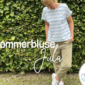 Sommerbluse Jula | 34 – 50 | A4, A0, Beamer