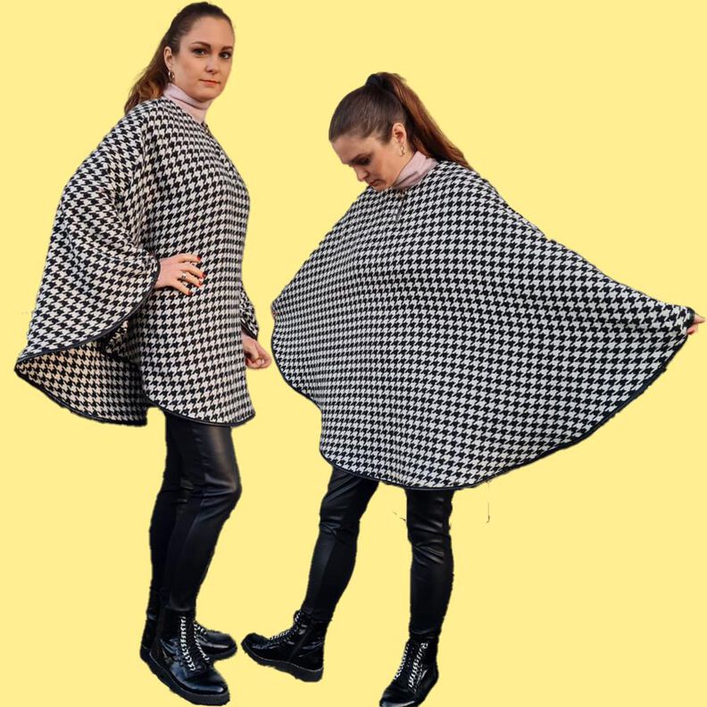 Damen Cape Poncho Hoodie Cardigan LAYAK ♥ Gr. XS-XXXL image number 1