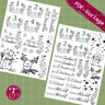 Vorlage für Kerzentattoo Weihnachten pdf Advent thumbnail number 2