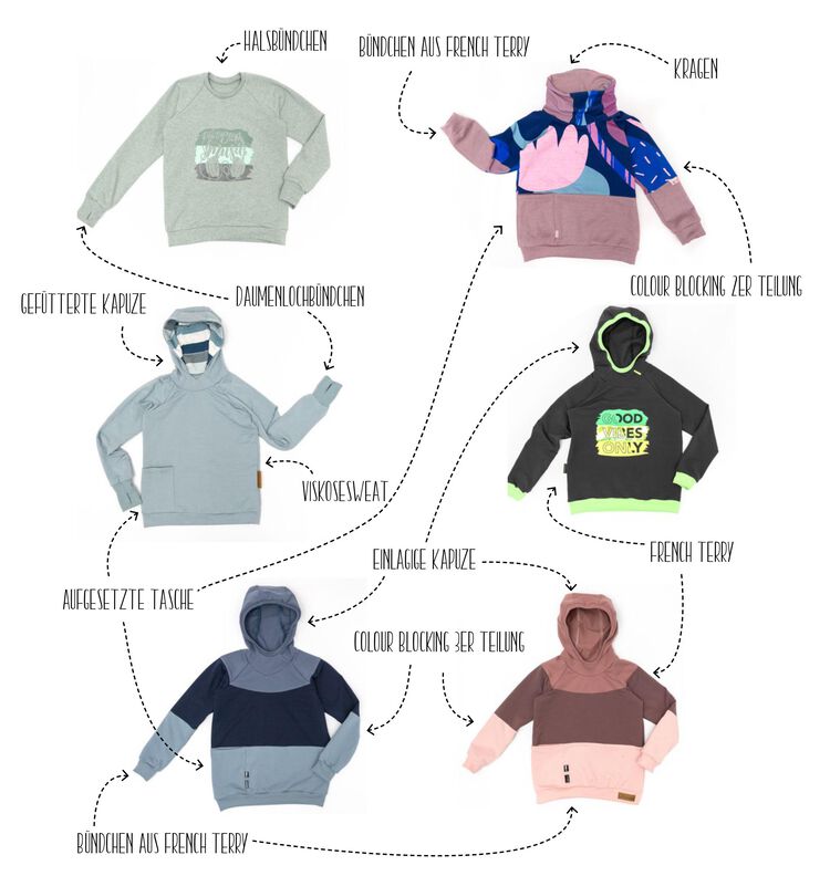 Raglan Hoodie | Schleiferlwerk | eBook | 62-146 image number 9