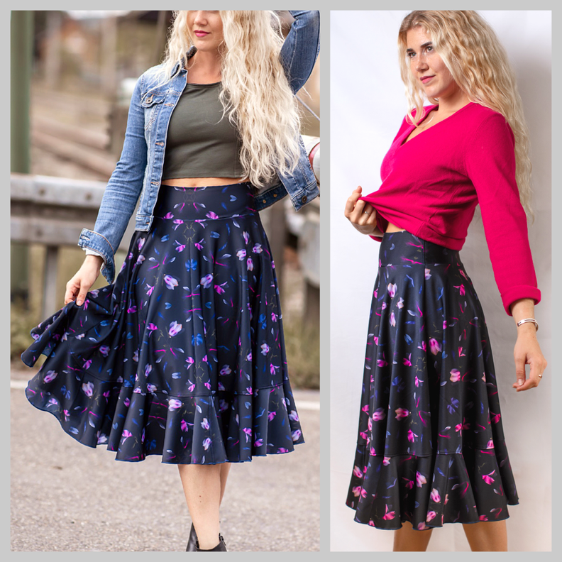 Rock #Mira Nähanleitung und Schnittmuster (XS-XL) image number 1