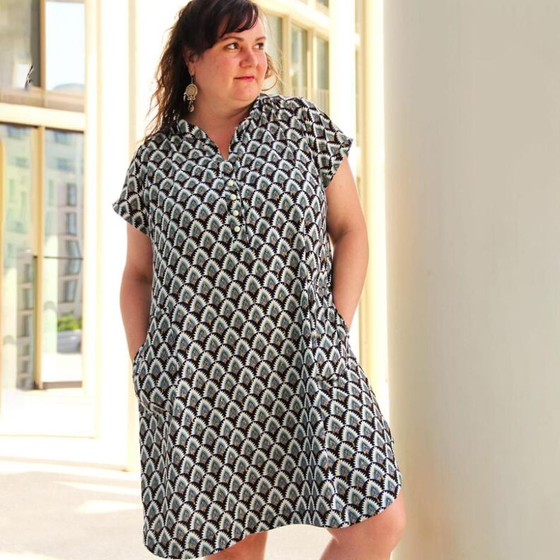 Blusenkleid CURIOLA (34-56) Longbluse Schnittmuster image number 1