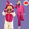Kids Jumpsuit Zipper / Knöpfe Set +Kapuze MIMPI ♥Gr. 92-164 thumbnail number 1