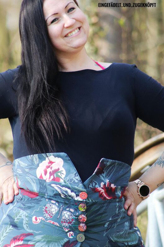 *Ladies tight Skirt* High Waist Rock Gr. 32 - 56 image number 8
