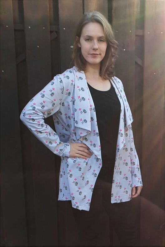 Molly Cardigan – Schalkragen oder Volant, BU 80-116, A4+A0 image number 5