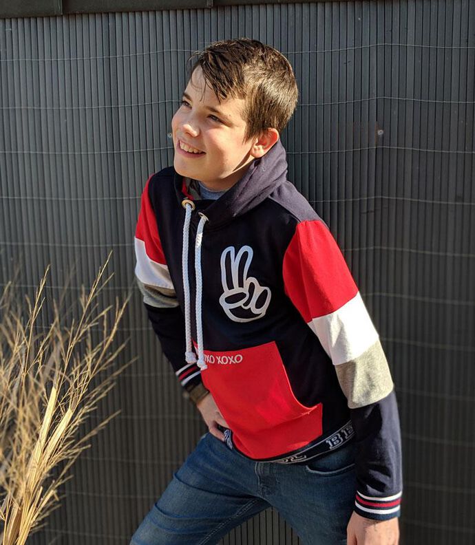 Schnittmuster Hoodie, Sweatshirt Jean, Gr. 110 - 152 image number 9
