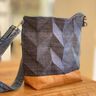 Handtasche in edler  3-D Optik, Umhängetasche aus Jeans thumbnail number 2
