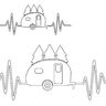 Stickdatei - Camping Liebe 8 Motive Linie Redwork thumbnail number 4