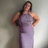 LACE UP DRESS rückenfrei Jerseykleid Schnittmuster Gr. 30-62 thumbnail number 7