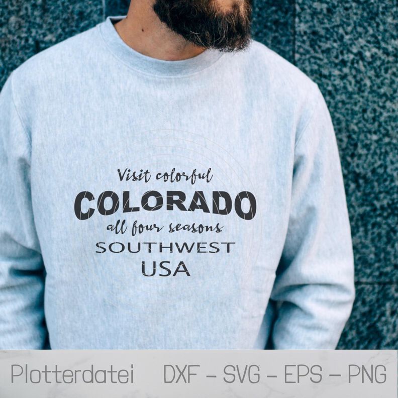 Plotterdatei - Colorado - SVG, DXF, PNG image number 3