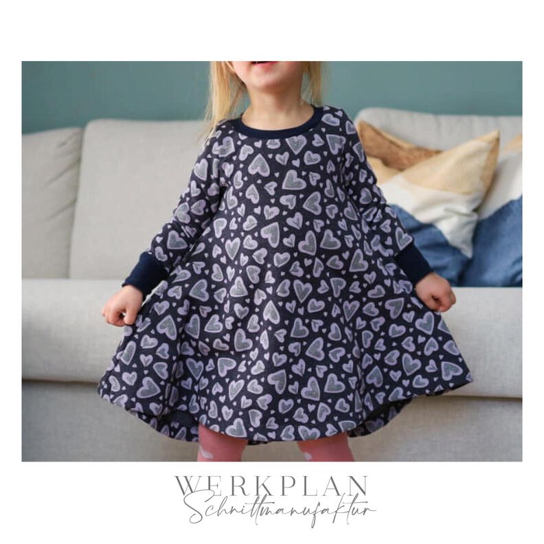 Little LadyWERK | Ganzjahreskleid | KIDS 74 -122 | A4 & A0 image number 3