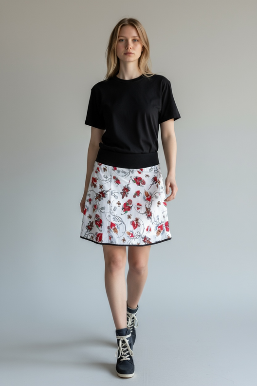 Rock in A-Linie, Schnitt mit Ebenen, A4, A0+, Beamer image number 7