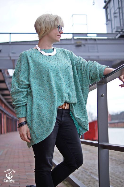 E-Book Oversize Pullover "Bergedorf" Gr. 34 - 60 A0/A4 image number 8