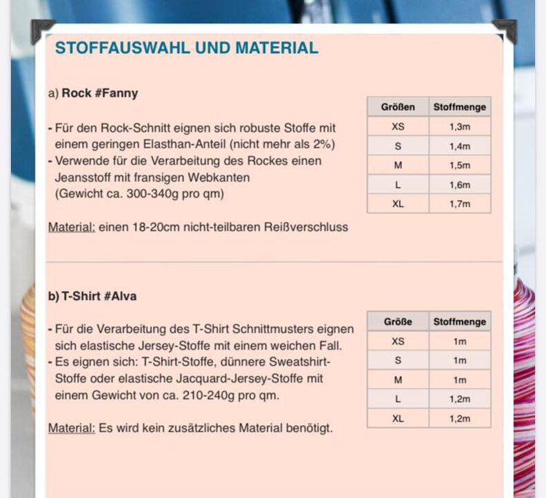 T-Shirt #Alva/ Rock #Fanny Nähanleitung und Schnittmuster image number 8